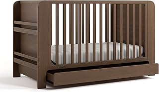 Graco Read-with-Me 4-in-1 Convertible Crib with Drawer - GREENGUARD Gold...