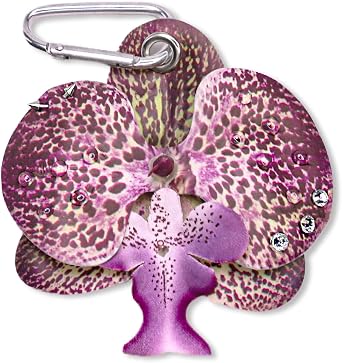OCOUYVD Flower Keychains Flower Keychain for Women Accessories Floral Keychain Cute Key Chain for Car Keys Bag Charms