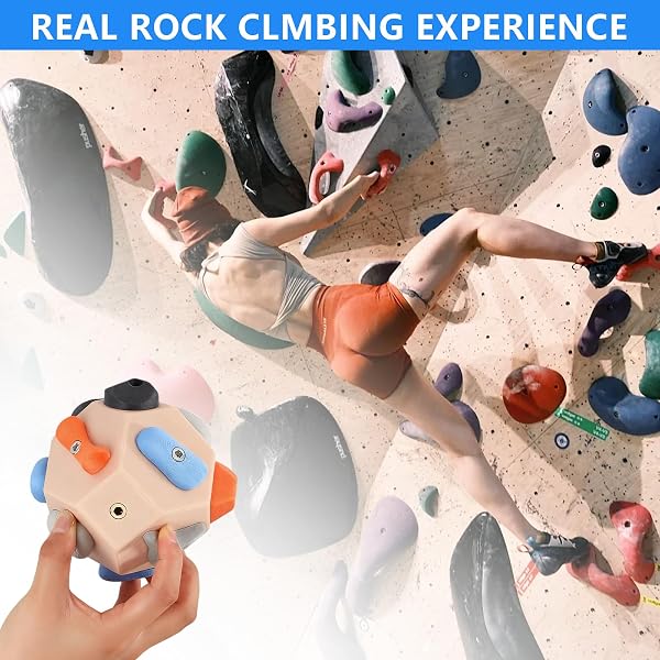 Boulder Block, Boulderball 3D - Palla da arrampicata per scalatori, principianti e professionisti - 5