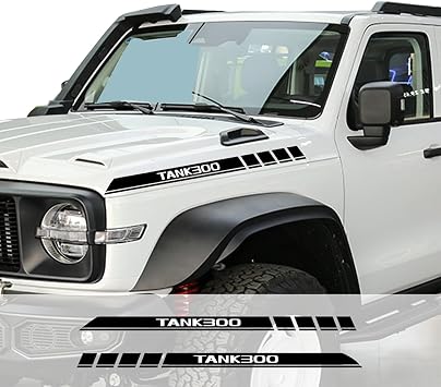 Car Engine Hood Decals Decorative Emblem Sticker for GWM Tank 300 ...