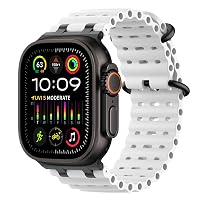 MoKo Cinturino Ocean Compatibile con Apple Watch 42/44/45/46/49mm