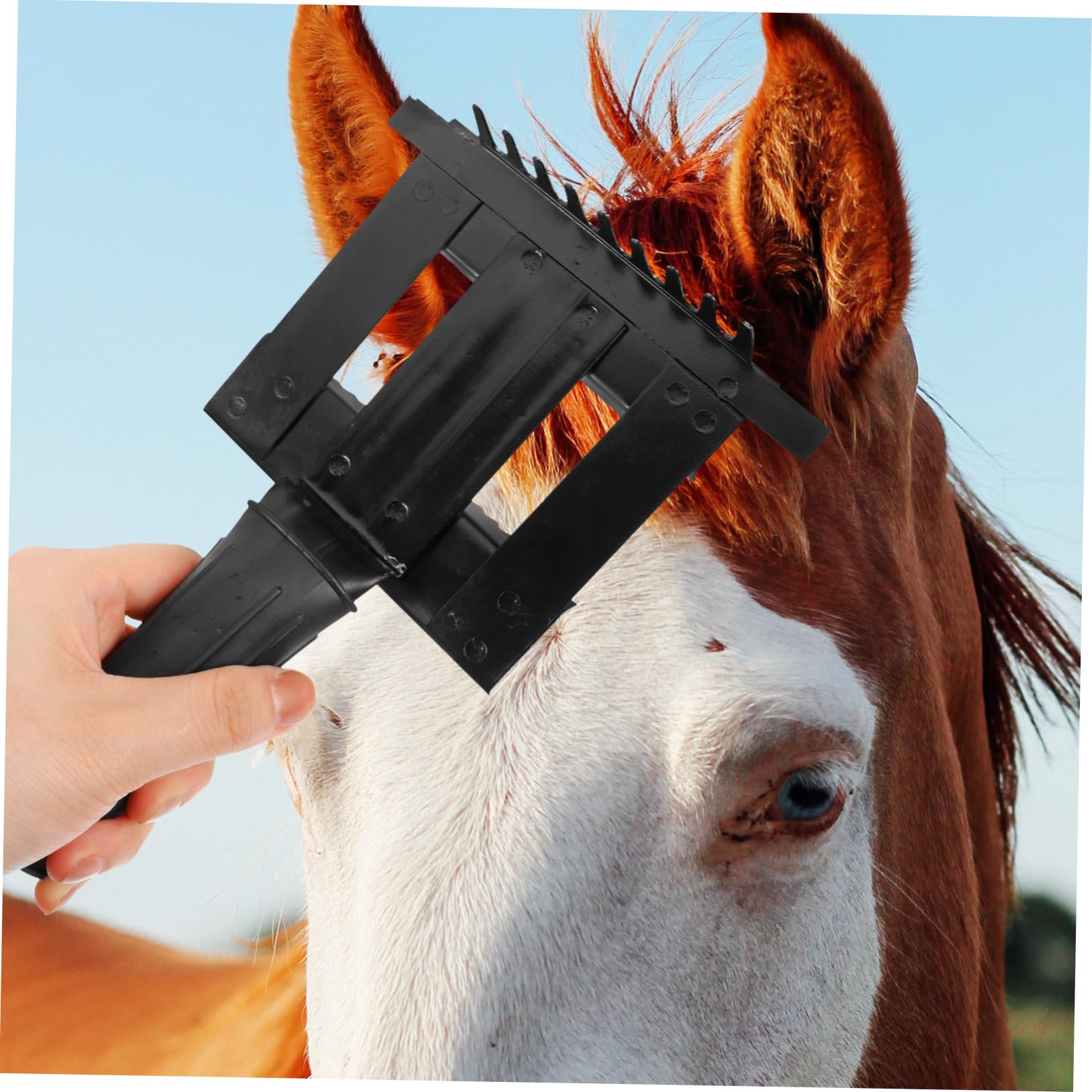 Toddmomy 3piezas Peine Ergonómico Para Limpieza De Pelo De Caballo Cepillo Multifuncional Para Cuidado De Mascotas Rasqueta De Resistente y Duradera Para Eliminar Suciedad y Pelo Suelto