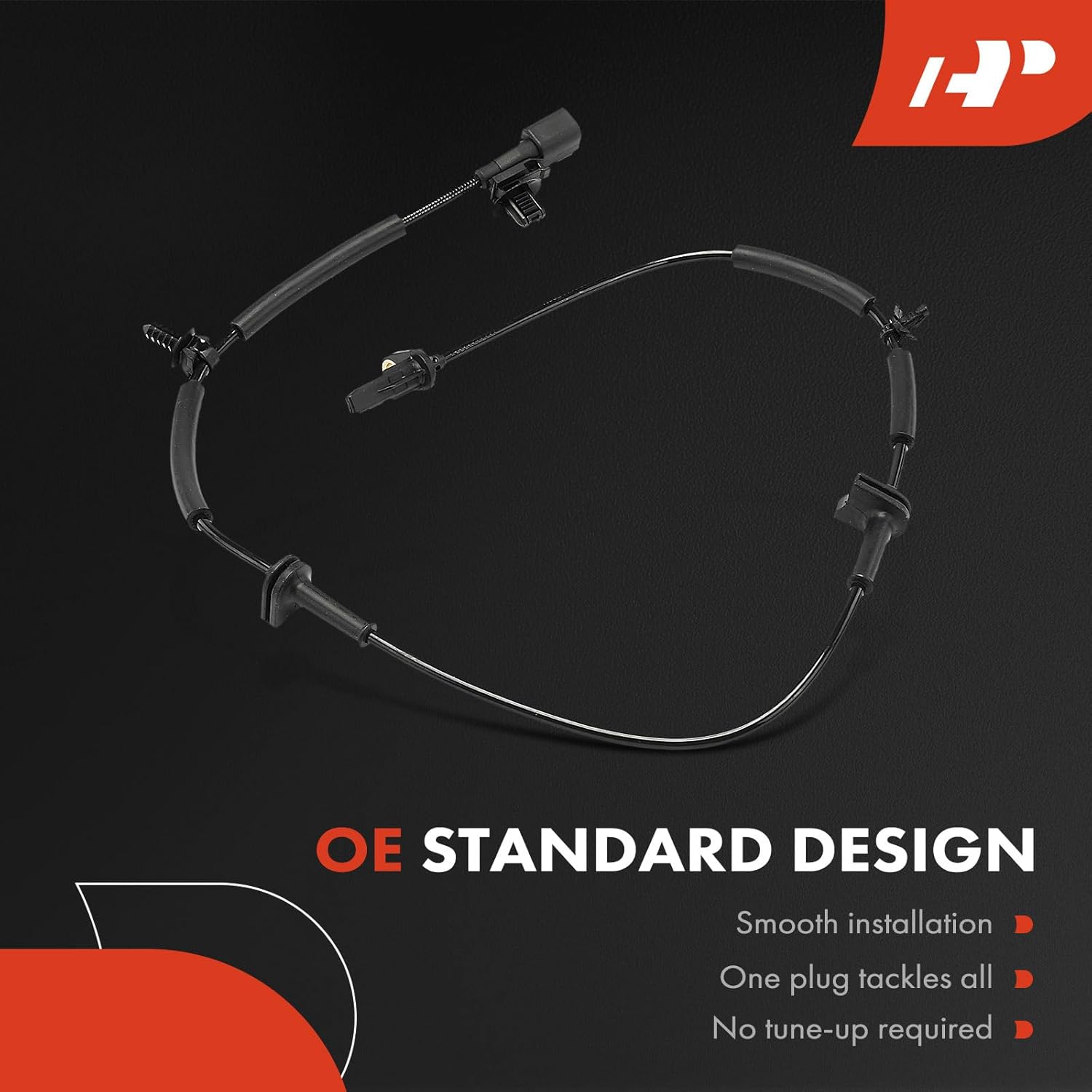 A-Premium 2PC Set Front ABS Wheel Speed Sensors Compatible with Ford Models - EcoSport 2019-2020 - Front Driver and Passenger Side, Replace# GN1Z2C204A