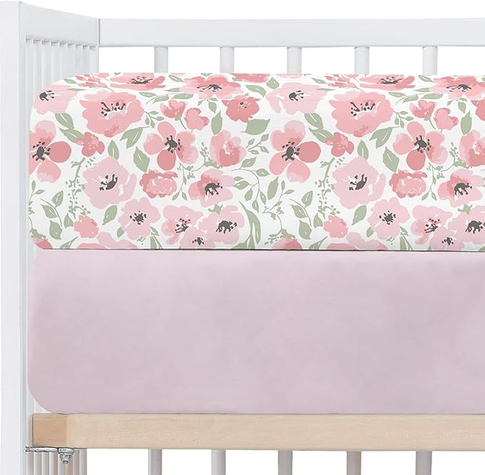 Draps housse Little Grape Land pour garçons et filles, lot de 2 pour matelas de lit bébé et lit d'enfant standard, 52 x 28 pouces, microfibre douce et respirante, motifs mignons (Daliah)