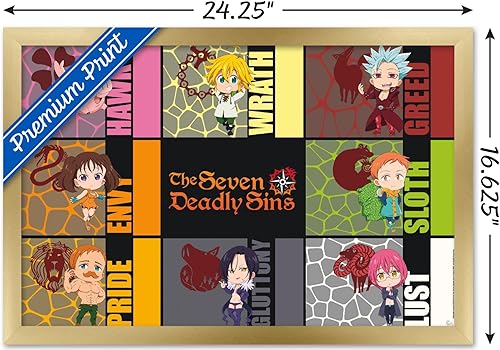 Miniatura 9 de Trends International The Seven Deadly Sins Season 3 - Chibi Sins Wall Poster