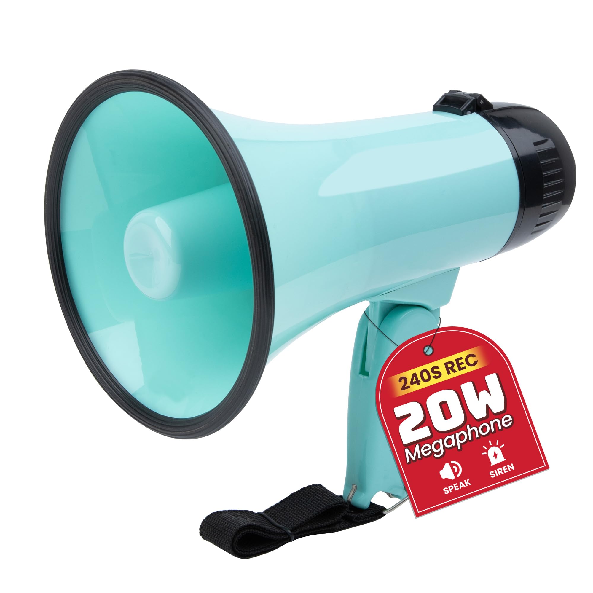 Amazon.com : MyMealivos 20W Megaphone Bullhorn, Built in Siren