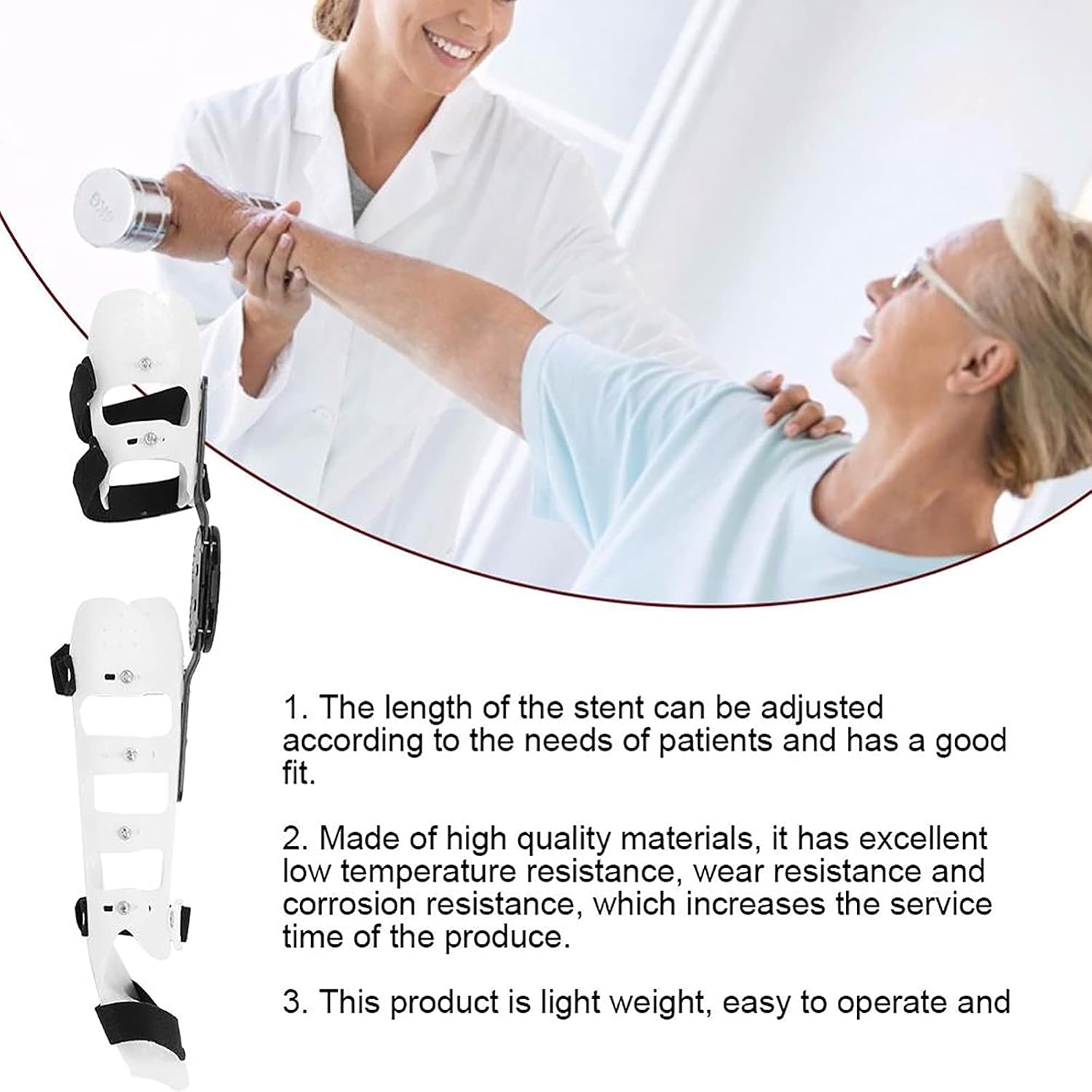Orthopedic Brace Adjustable Fixed Elbow Brace Corrective Orthosis Arm Fracture Protector Post Op Support Braces Supports