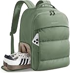 BAGSMART Travel Backpack for Women, 30L Quilted Backpack for Women