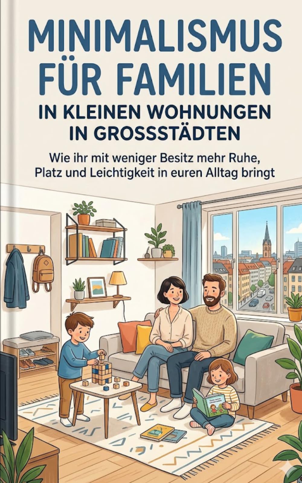 Minimalismus für Familien in kleinen Wohnungen in Großstädten: Wie ihr mit weniger Besitz mehr Ruhe, Platz und Leichtigkeit in euren Alltag bringt