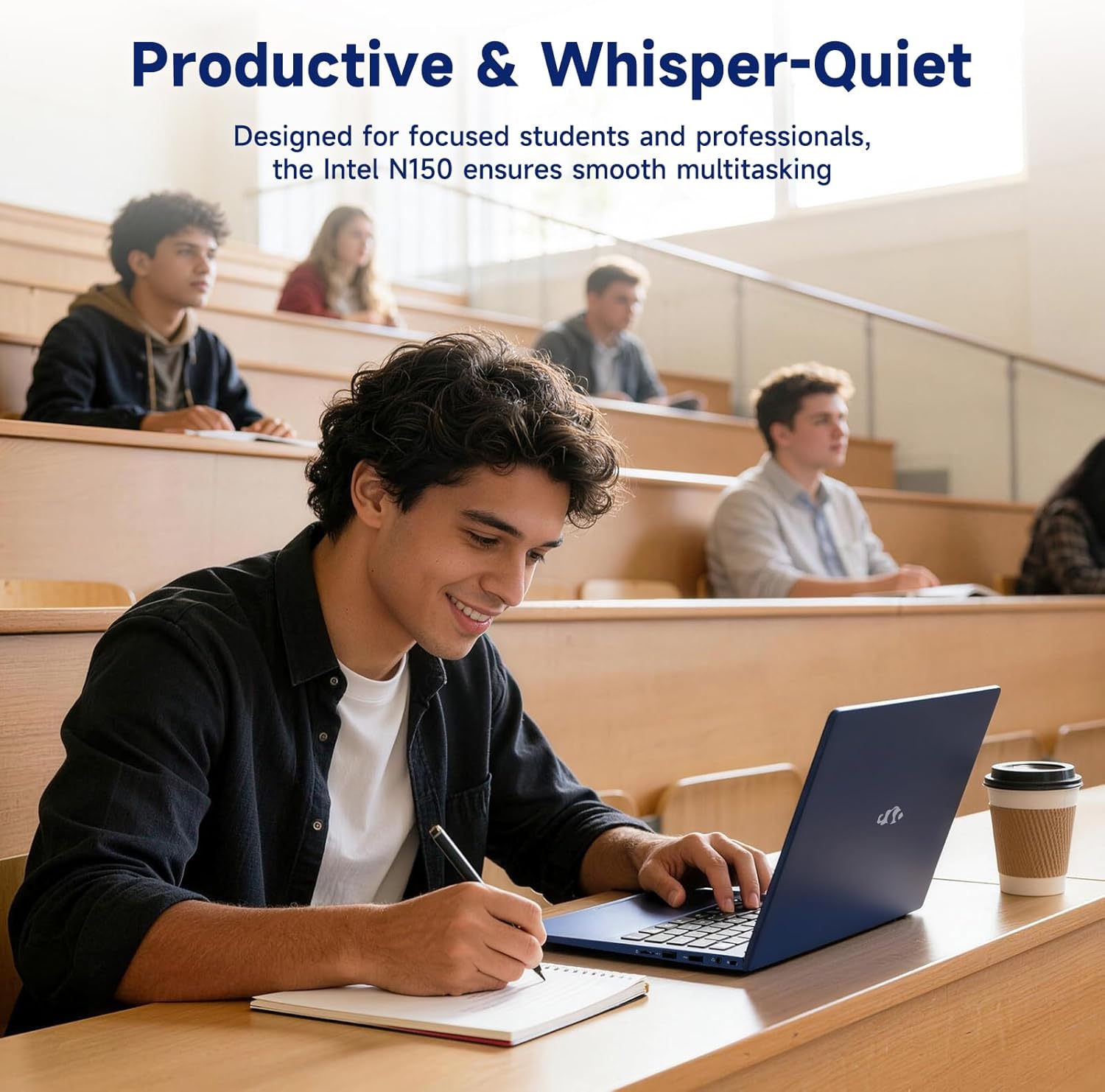 NIMO 15.6" FHD Laptop, 13th Gen Intel Twin Lake (up to 3.6GHz Beat i3-10110U) 16GB RAM 512GB SSD for Student & Office with 2 Year Warranty 65W Type-C, 53.58Wh Battery Backlit Keyboard Fingerprint