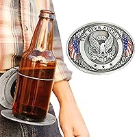 Qkbuza Boucle De Ceinture Pour Bouteille De Bière | Boucle De Plateau De Ceinture Rétro | Pour Les Mains Et Les Boissons Canettes - Support De Ceinture Pour Fournitures De Camping En