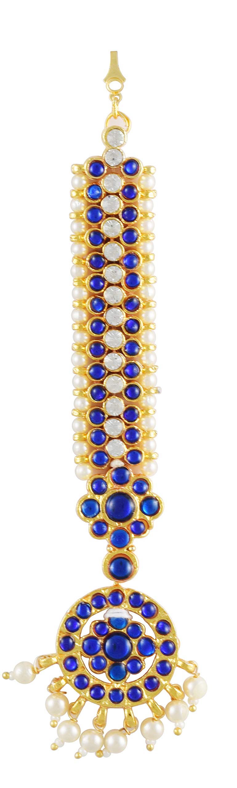 ug products Bharatanatyam Jewellery Kemp Mang Tika Green(58F)-picture-37