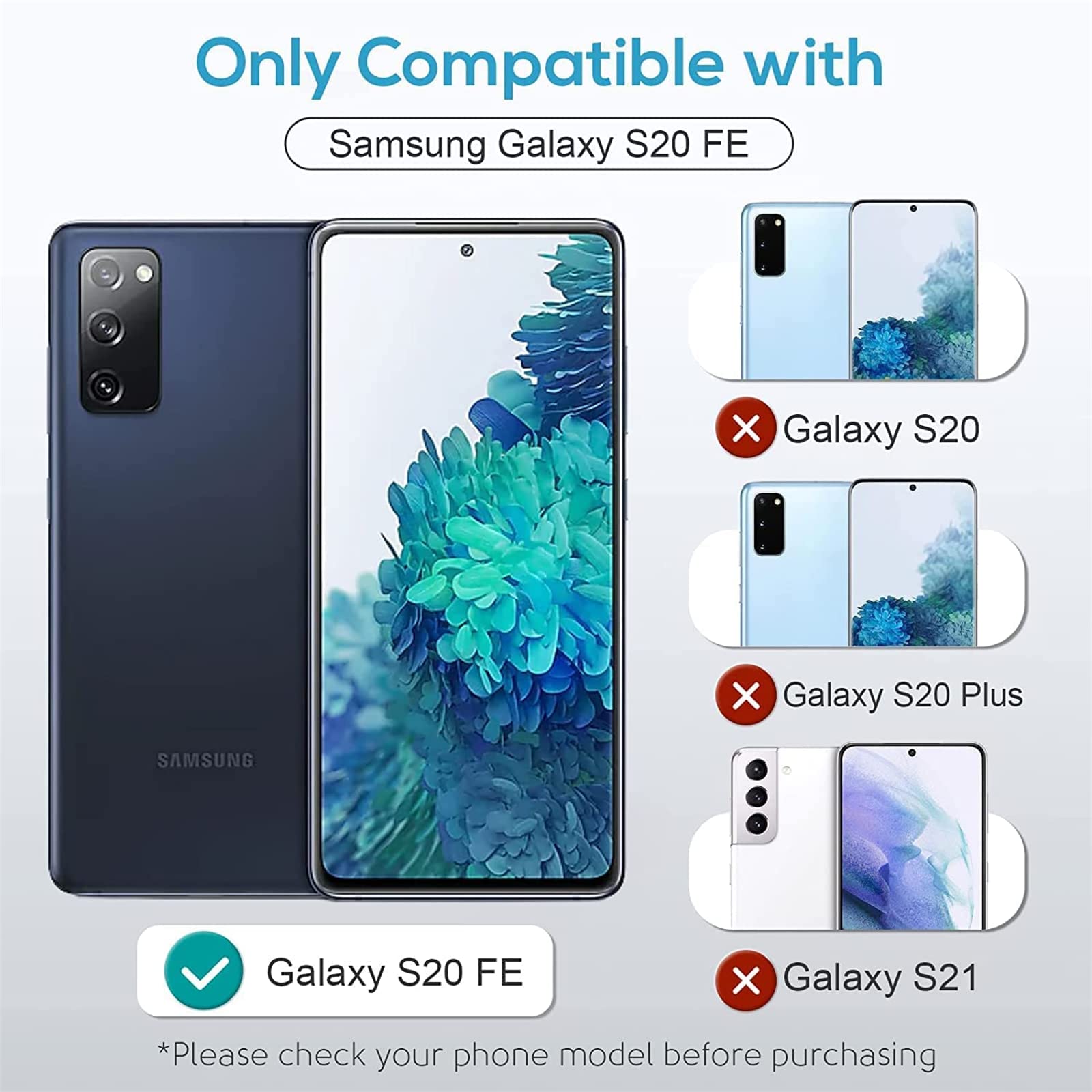 Vitre Appareil Photo Samsung S20 Fe Vauki [3 Pièces] Verre Trempé pour Samsung Galaxy S20 FE 5G 6.5" avec  Caméra Protection écran,HD Film Protecteur d'écran,9H  Dureté,Anti-Rayures,Sans Bulles,Vitre Ecran Compatible avec Samsung S20 FE  : Amazon.com.be: Autres