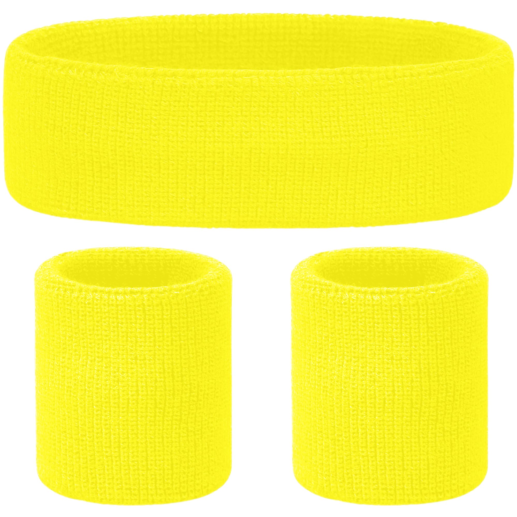 Lot De 2 Bandeaux Et 2 Paires De Bracelets Sport Jadive – Couleurs Italie, Anti-transpiration, élastiques, Lavables – Pour Football, Basket, Tennis, Running Et Salle De Sport