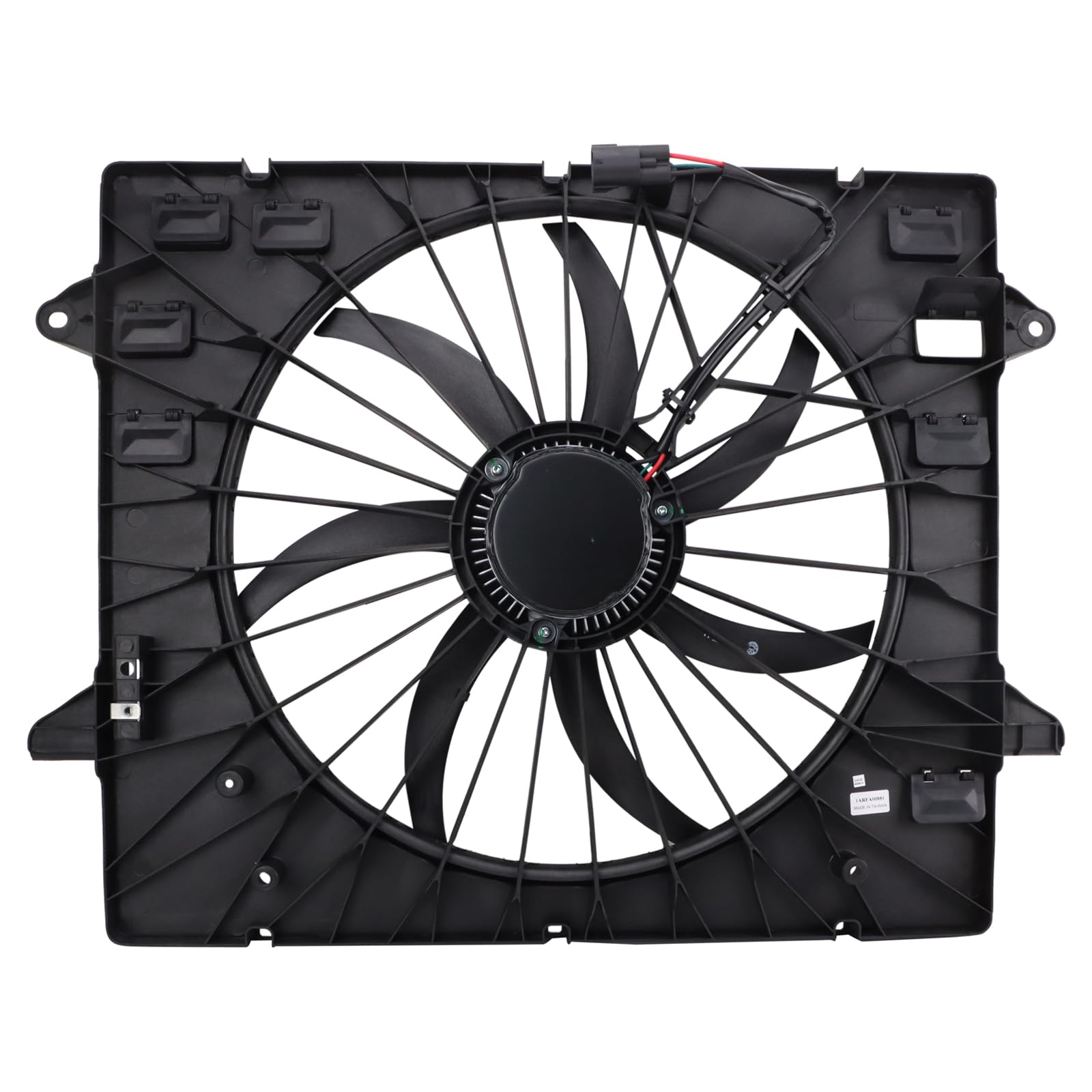 TRQ Radiator Cooling Fan Assembly Compatible with 2022-2023 Buick Enclave 2021-2023 Chevrolet Traverse GM3115354