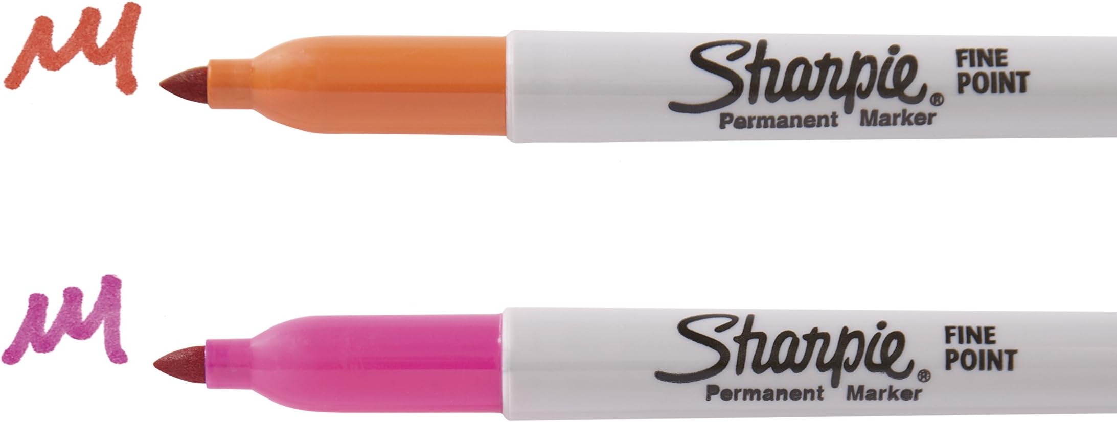 Sharpie Permanent Markers, Fine Point, 80s Glam Colors, 24 Pack