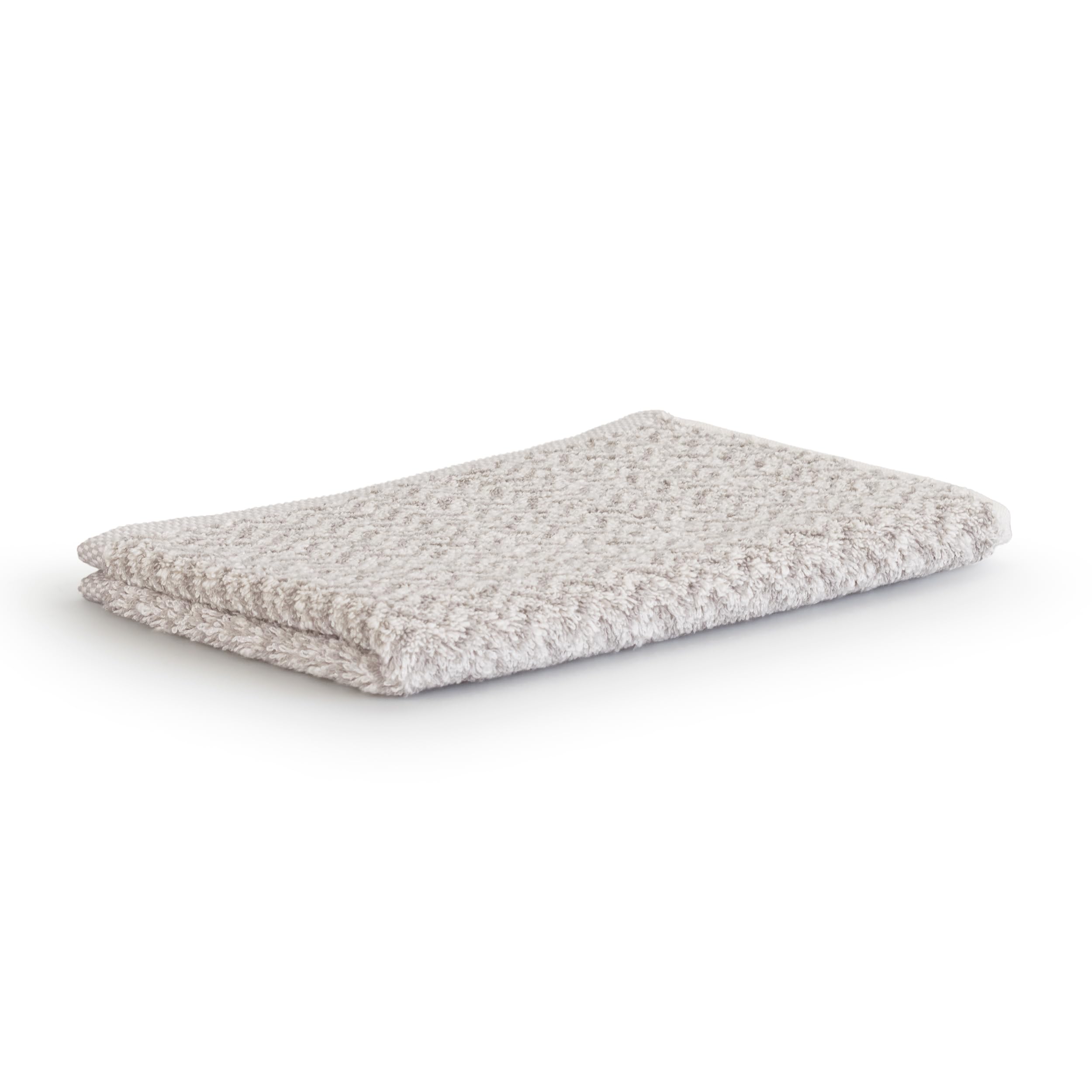 Möve Brooklyn Herringbone Guest Towel 50 x 30 cm 85% Cotton / 10% Viscose / 5% Linen Natural/Cashmere