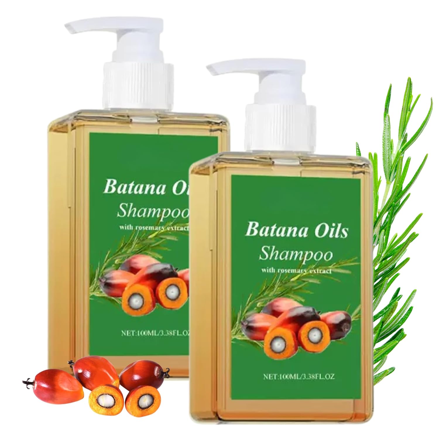 Batana Oil Shampoo with Rosemary - Nourishing Hair Care