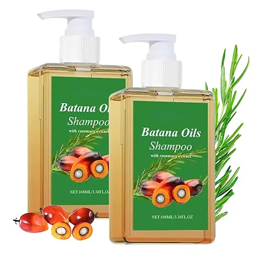2 champús de aceite de batana, 100% aceite de batana con extracto de romero, champú de batana para la caida del cabello, nutre y regenera para el