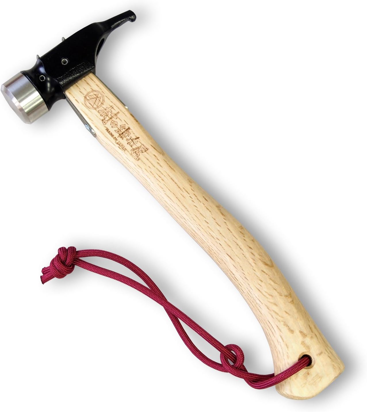 Ellisse Forging Quenching Peg Hammer St.Martelo Made in Japan (Stainless×Black)