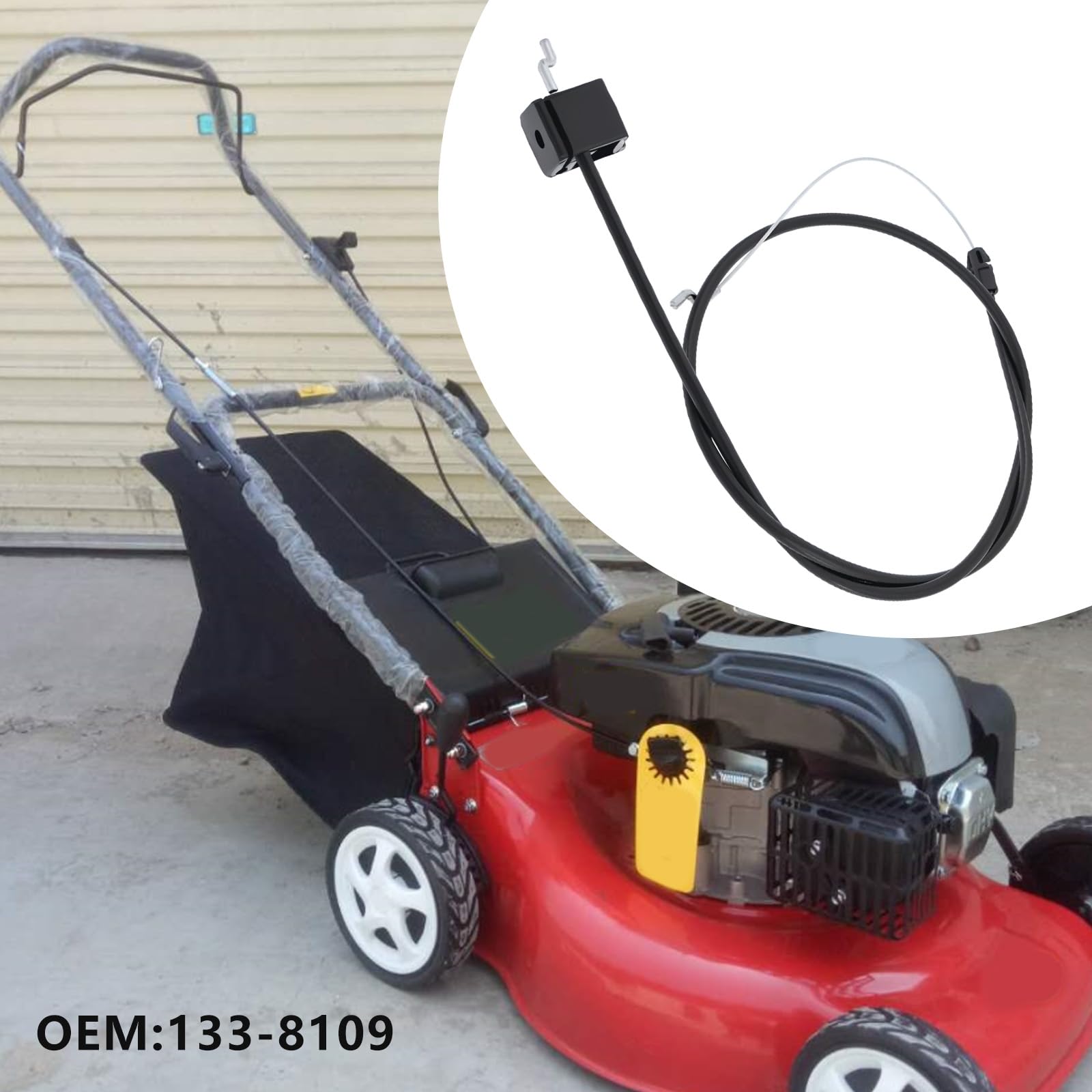 SG Store Câble d'actionnement de Frein pour Tondeuse à Gazon 133-8109 112-8818 128 Cm Compatible avec Toro 20339 20377 20378 21379 20954 20959 21761