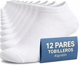 12 Pares Calcetines Tobilleros Hombre Mujer – Calcetines Cortos Hombre Mujer Transpirables Verano, Ajuste Anticaída, Suaves Cómodos, Deporte Running y Uso Diario.