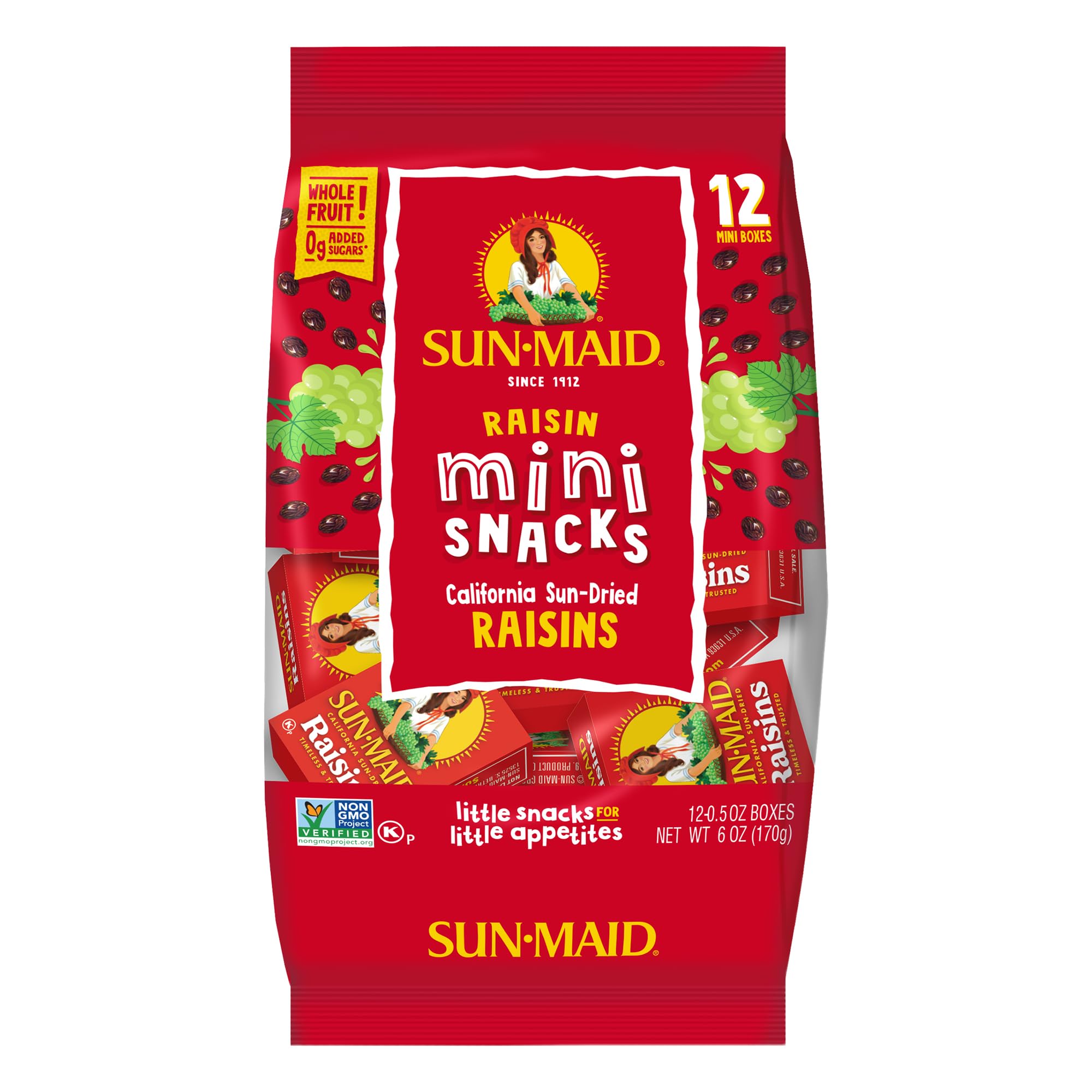Amazon.co.jp: Sun MaidSun Maid California Raisins Mini-Snacks