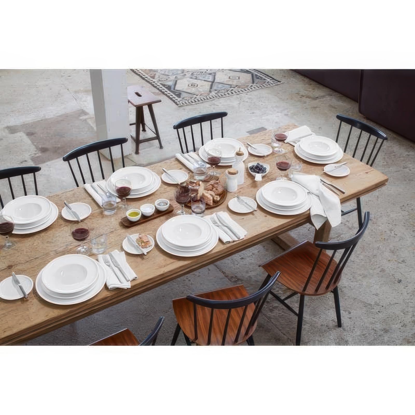 Villeroy & Boch ARTESANO ORIGINAL Frühstücksteller Ø 22cm 6er Set weiß Porzellan