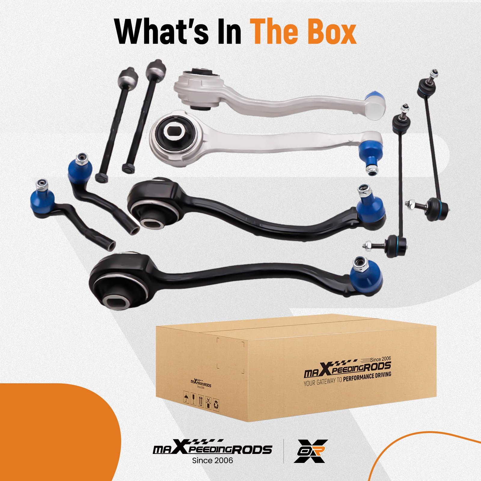 maXpeedingrods 10x Zestaw Wahaczy do Mercedes C‑Klasse W203/S203 | 2033303411, 2033302011, 2033303311, 2033301911, 2033303911, 2033303511, 2033301611, 2033300111