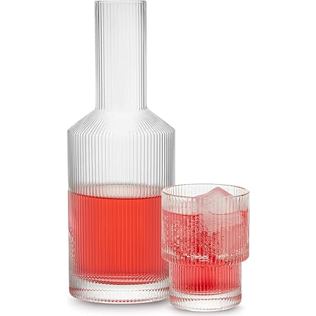 Gencywe Bedside Carafe and Glass Set