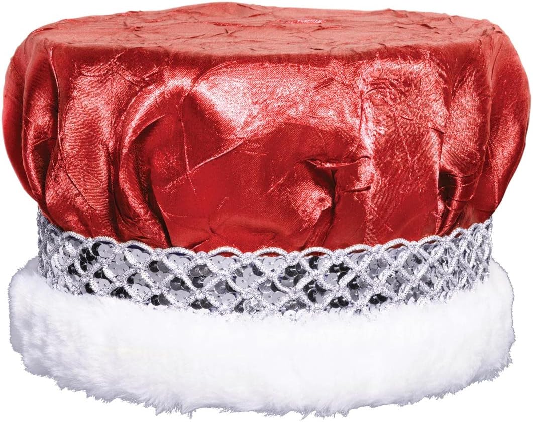 Crushed Satin King Crown and Adela Queen Tiara Royalty Set