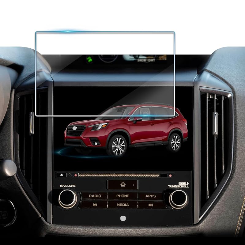 Película Protetora de Vidro Temperado para Tela Multimídia de 8 Polegadas Subaru Forester 2019–2024 VEIROOM G62