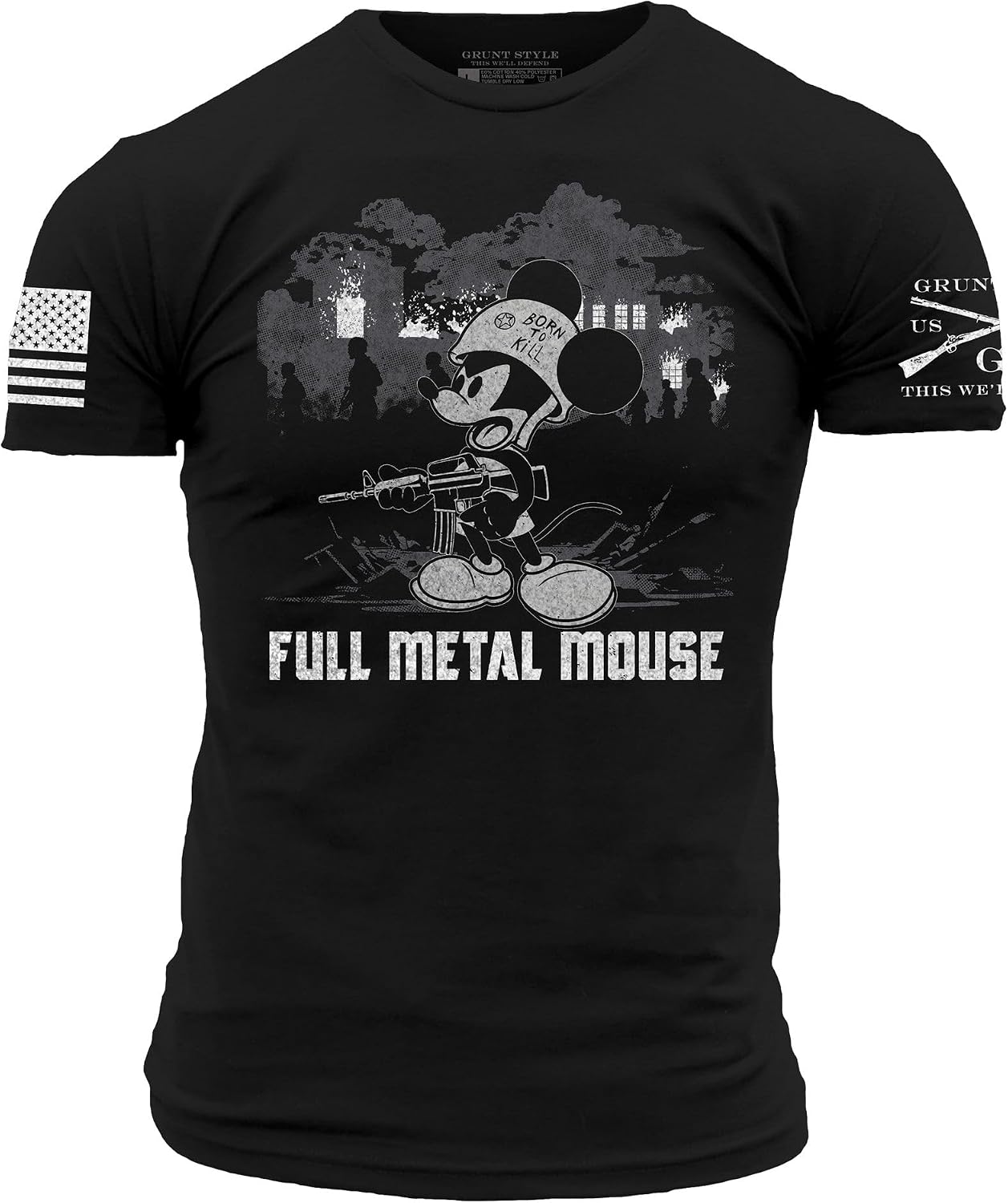 Grunt Style Full Metal Mouse Men's T-Shirt