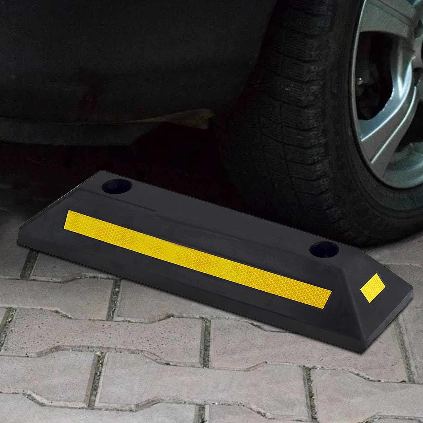 -Unterlegkeile, Wohnwagen-Nivellierblöcke, rutschfeste Motorrad | Unterlegkeile, stoßdämpfende Wohnmobil-Unterlegkeile 53 x 15 x 10 cm/20,87 x 5,91 x 3,94 Zoll für Autos, LKWs