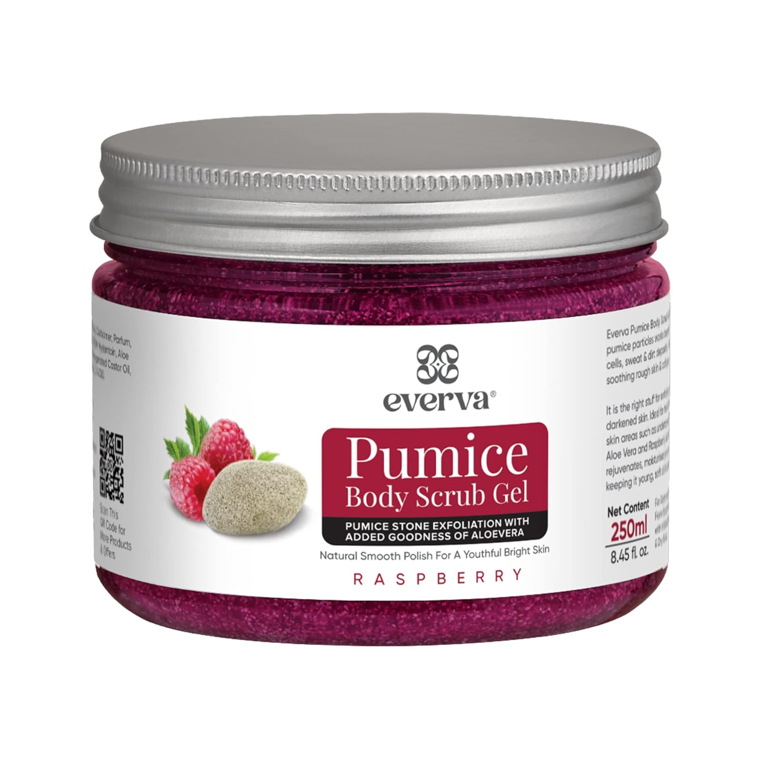 Everva Pumice Body Scrub Gel with added goodness of Aloe Vera and