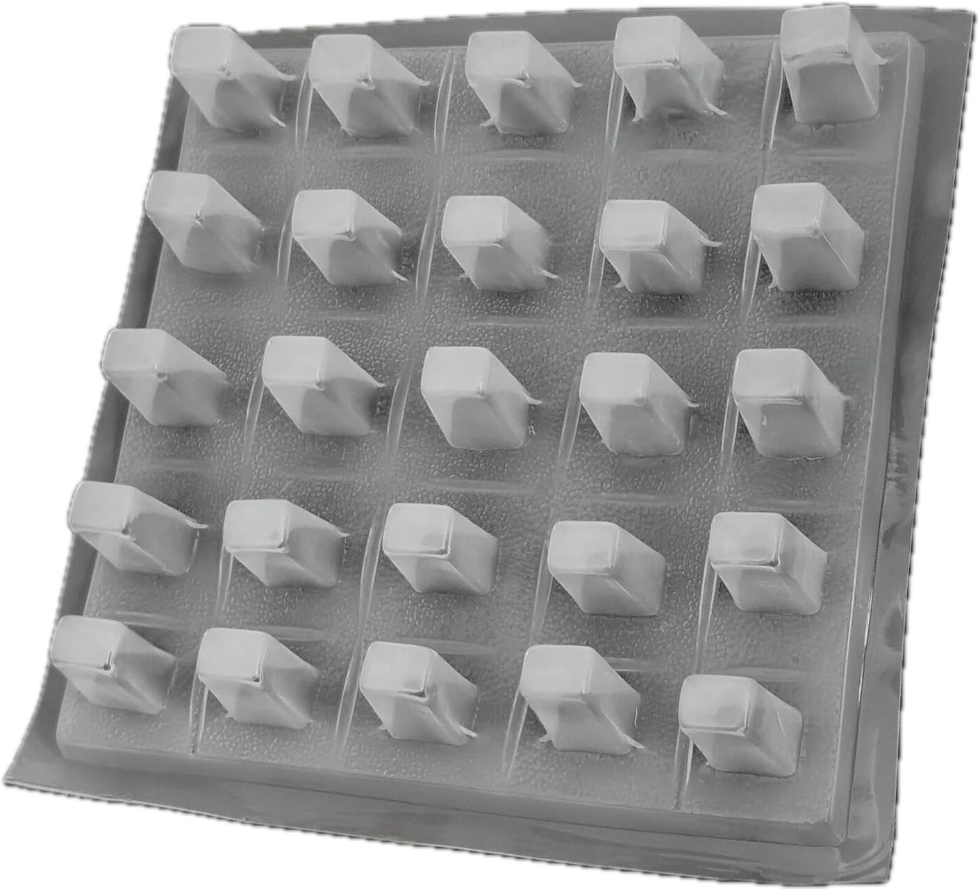 25-Cavity Rectangular Ice Pop Gelatin Mold – Molde para Gelapaletas – 50 mL Popsicle Mold Tray – Plastic Frozen Gelatin Mold – Made in Mexico