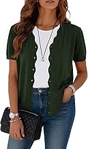 Cardigan for Women Elegant Unique Women Autumn Short Sleeve Loose Casual Lightweight V-Neck Pullover Cardigan