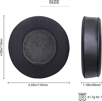 Sundara Cooling Gel Earpads Compatible with HiFiMan Sundara, HE-400 HE-400i HE400S HE-500 HE-560 HE35X HE-4 HE-4XX HE-5 HE6 HE-X4 HE-5SE Covered with Ice Cloth Replacement Ear Pads