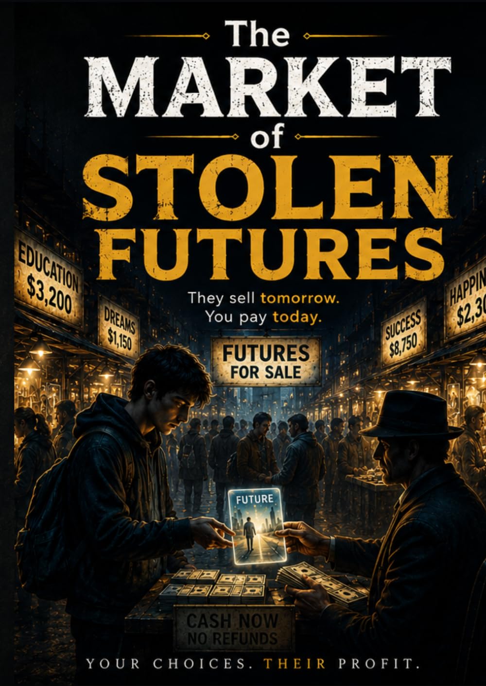 The Market of Stolen Futures: A Gripping Sci-Fi Thriller of Time, Power, Sacrifice, and the Price of Destiny (The Future Exchange Series)
