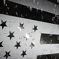 Vista 5 de Calcomanía de bandera de la ventana trasera central americana para Ford F150 F250 F350 2015-2022 2023 2024 2025 Ventana deslizante trasera central