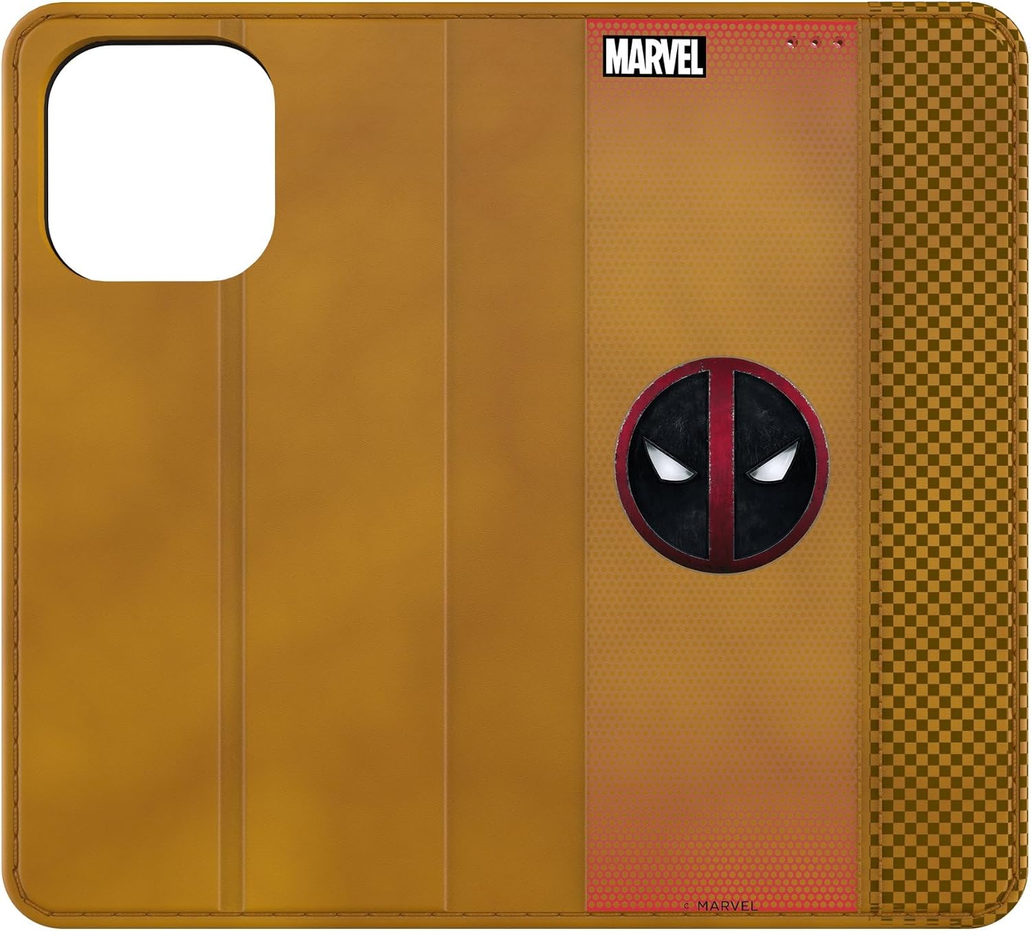 Keyscaper Marvel Deadpool Grid Folio Cell Phone Case for iPhone 16e