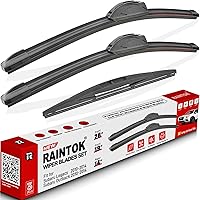 Vista 16 de Juego de escobillas de parabrisas para 2009-2013 Chevy Suburban 1500 2500 & 2009-2013 Chevrolet Chevy Tahoe - 22" 22" 12