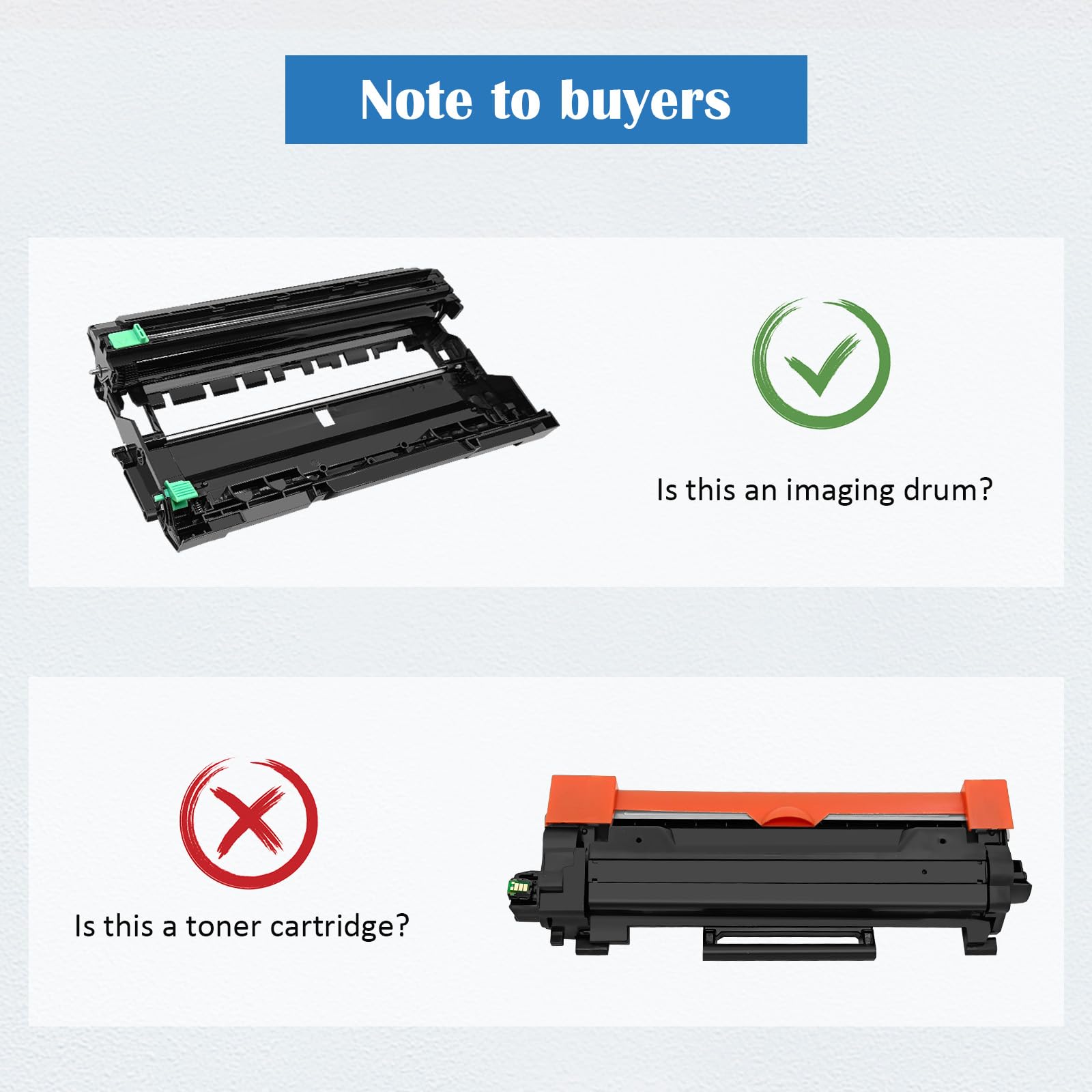 DR2510 DR-2510 Tambour 15000 Pages Compatible pour Brother HL-L2400DWE HL-L2445DW DCP-L2620DW DCP-L2627DW DCP-L2660DW DCP-L2665DW MFC-L2800DW MFC-L2827DW MFC-L2835DW MFC-L2860DW Imprimante