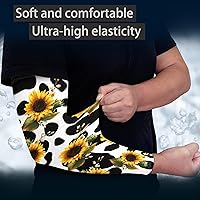 Vista 59 de CLOHOMIN Mangas para brazos, protección solar, mangas de compresión, cubierta de tatuaje para mujeres y hombres, manga deportiva atlética refrescante