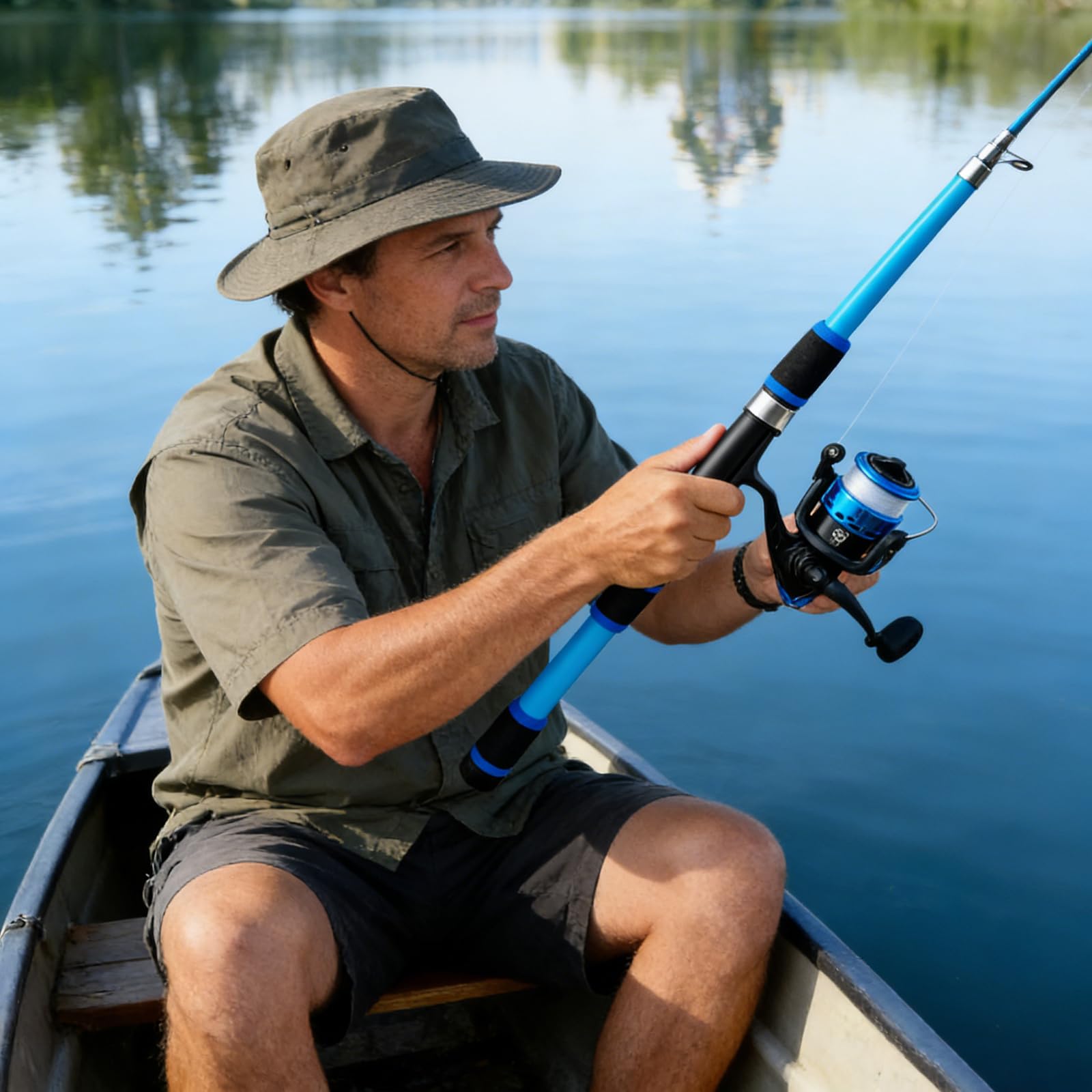 Set da pesca per bambini, 1,8 m, set di canne da pesca per bambini, set starter per bambini, canna da pesca telescopica con mulinello ed esca, accessori da pesca per bambini dai 3 ai 10 anni