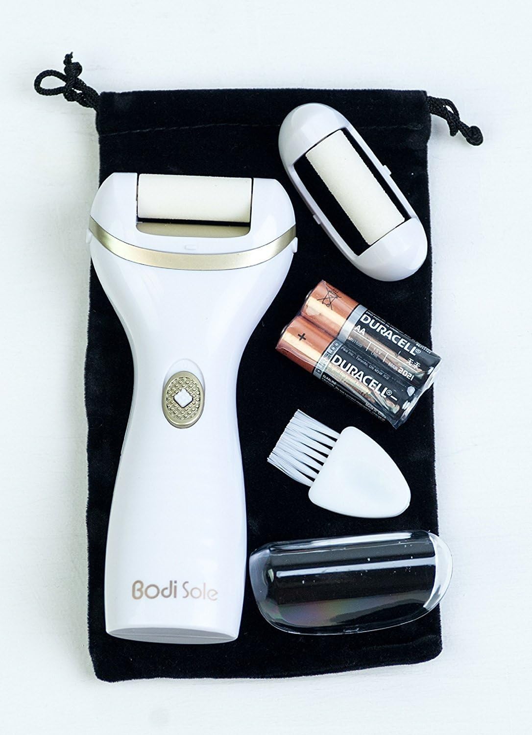 Bodi Hut Battery Operated Electric Pedicure Foot File Callus Remover - White