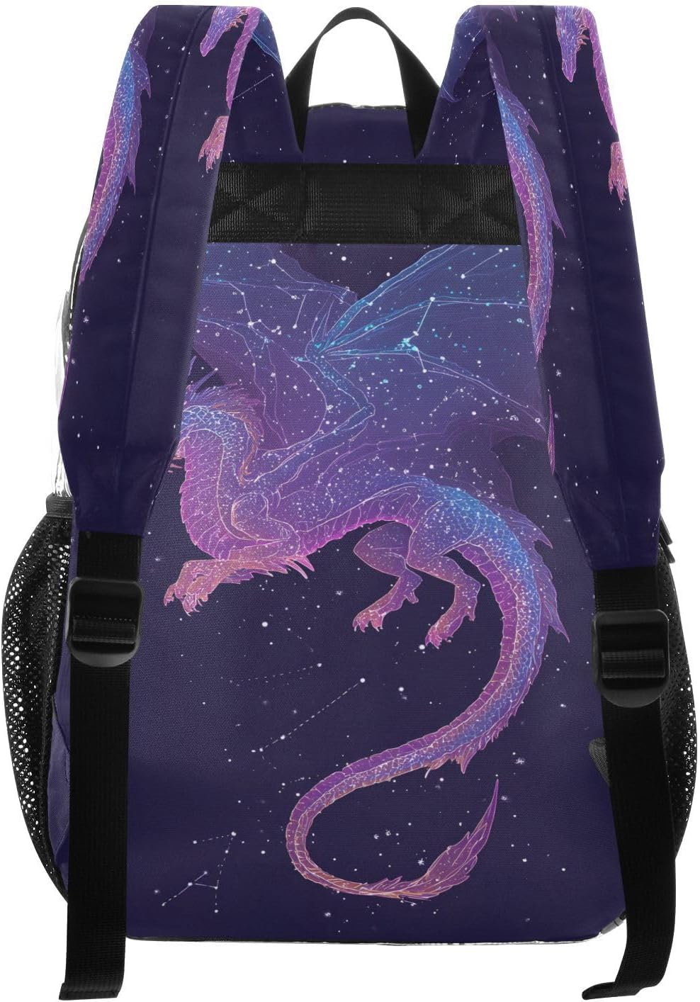 Dragon Star Space Clear Backpack Heavy Duty See Through Transparent PVC BookBag for Kids Boy Girl School Work