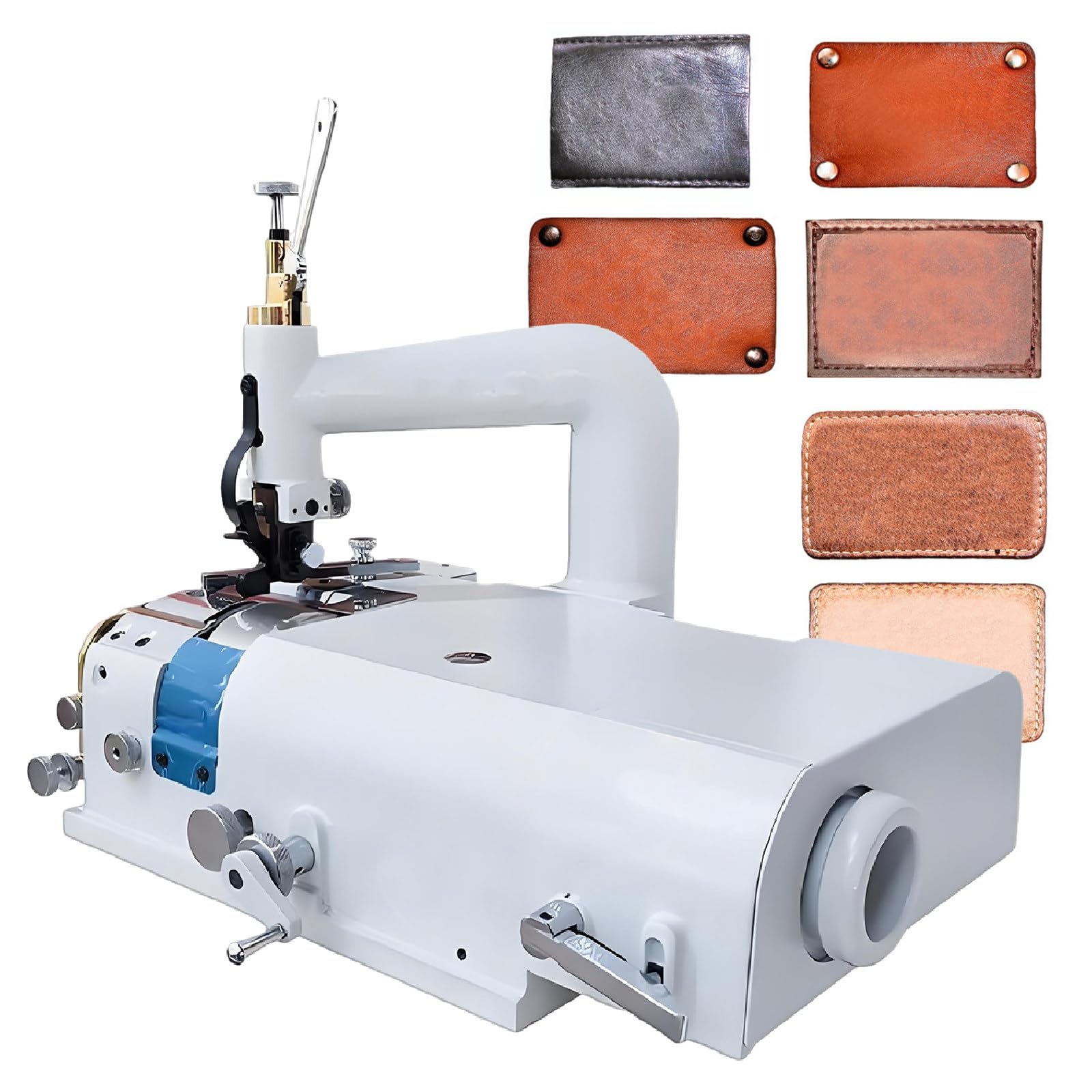 KJZQXYX Industrial Sewing Machine, Shovel Skin Cutter, Electric Leather Skiving Thinning Machine, Leather Skiving Machine, for Leather, Felt & Rubber