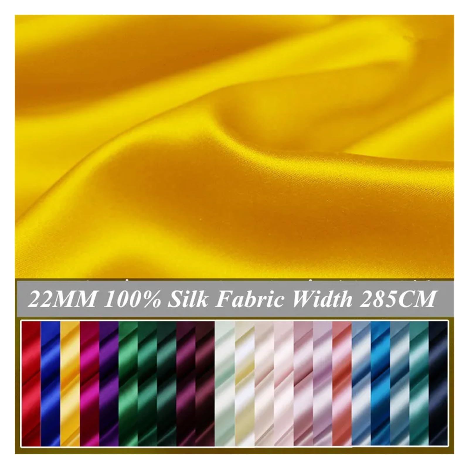 Tela De Raso Satin Tela de seda de 22 mm de ancho y 280 cm de grosor, lisa y teñida, ideal for hacer vestidos, ropa de cama y bufandas.(7-Cameo Brown,1 meter)