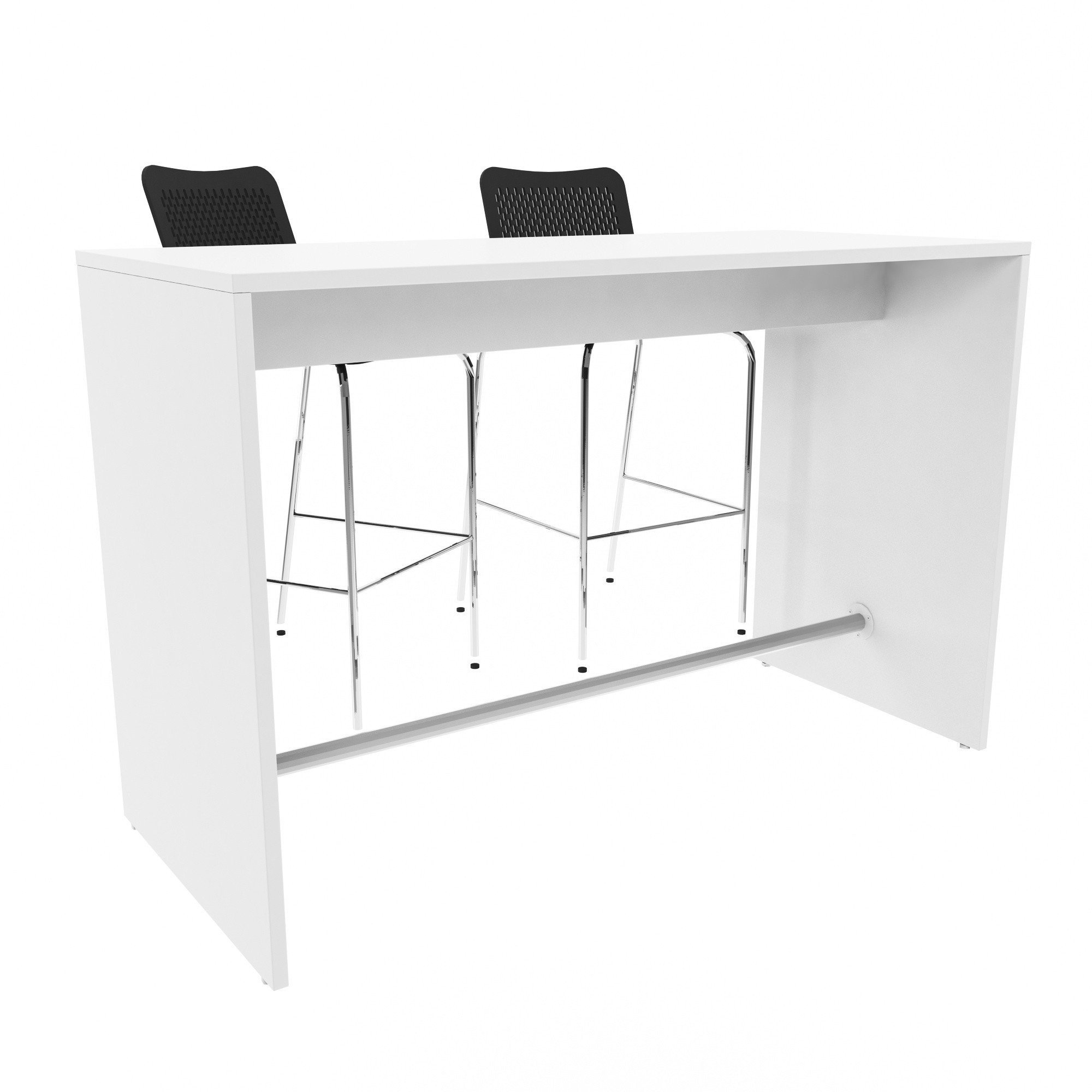 Stehtisch Light 160 x 70 cm groß im edlen Weiß Bartisch Tresentisch Theke